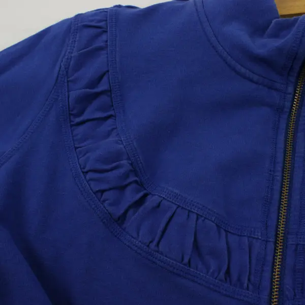 Sports Savvy Women's Blue Full-Zip Activewear Jacket Size XL