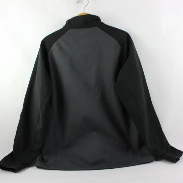 Kirkland Men's XL Charcoal Gray Black Full Zip Track Jacket