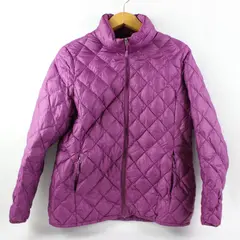 32 Degrees Heat Women's Quilted Jacket Large Plum Purple
