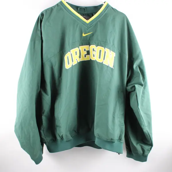 Nike Oregon Ducks Men's XL Green V-Neck Pullover