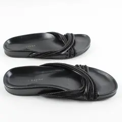 Jenni Kayne Black Strappy Sandals Women's US 7.5 EU 39 Pre-Owned Flawed