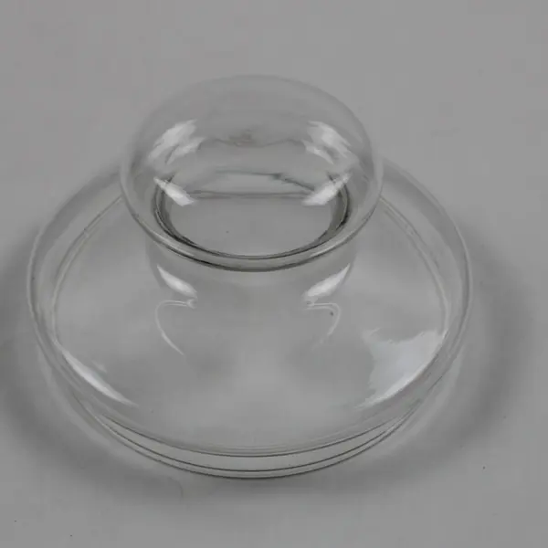 Small Clear Glass Canister Jar with Lid 5 Inch Kitchen Storage