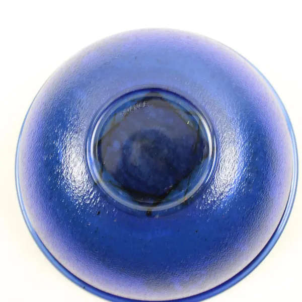 Anchor Set of 4 Cobalt Blue Glass Bowl Candles 5 Inch