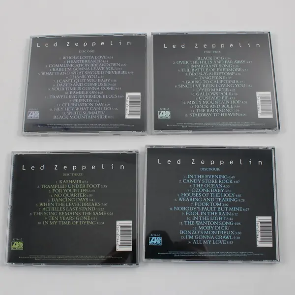 Led Zeppelin 4 CD Box Set 1990 With Booklet Atlantic Records Compilation Good