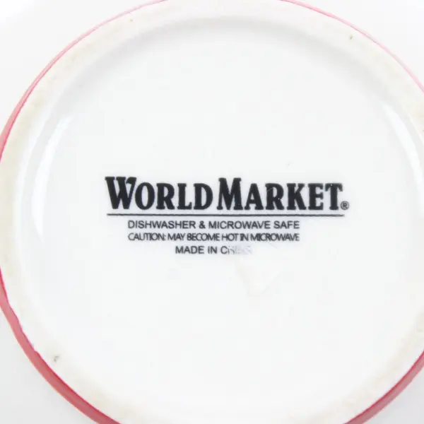 World Market Santa Claus with Letters Ceramic Christmas Mug