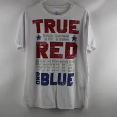 Way To Celebrate Men's Large Patriotic White T-Shirt 42-44