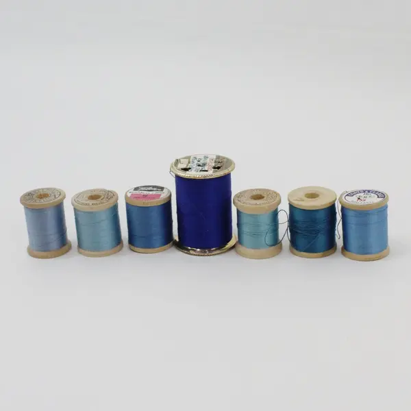 Lot of 20 Mixed Brand Sewing Thread Spools, Asstd. Colors 