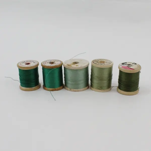 Lot of 20 Mixed Brand Sewing Thread Spools, Asstd. Colors 