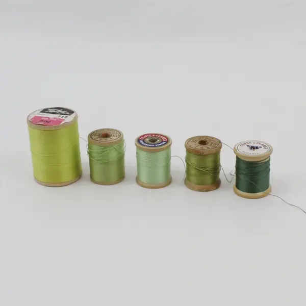 Lot of 20 Mixed Brand Sewing Thread Spools, Asstd. Colors 
