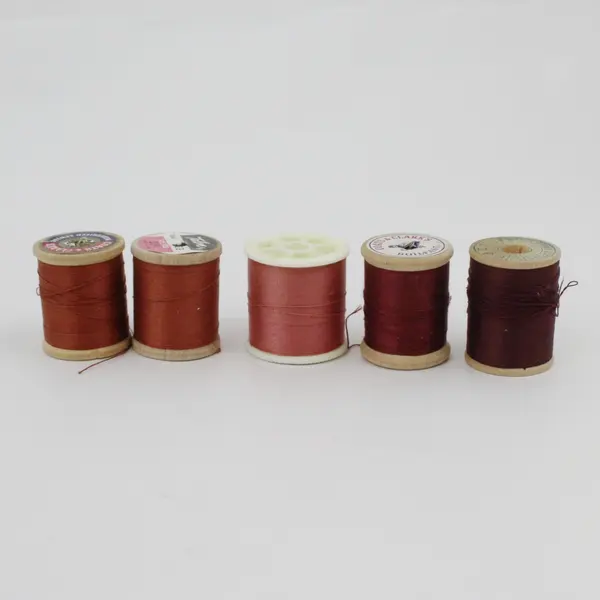 Lot of 17 Sewing Thread Spools Coats & Clark Talon Mixed Colors