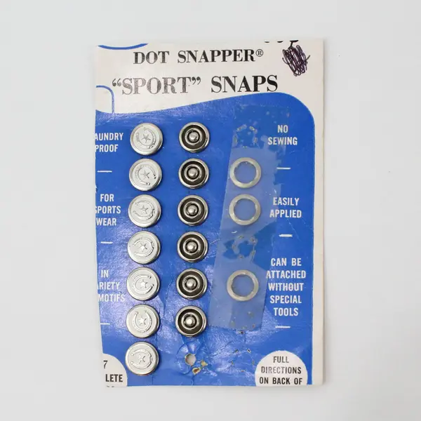 Lot of Dritz 150 Safety Pins 4 Sew-On Snap Cards Dot Snapper Sport Snaps