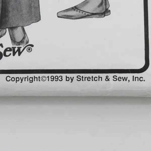 Vintage Stretch&Sew 1993 Ann Person Collectibles Classic Robes #2000 Uncut SML