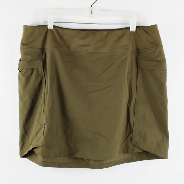 REI Women's Athletic Skirt Army Green Size XL