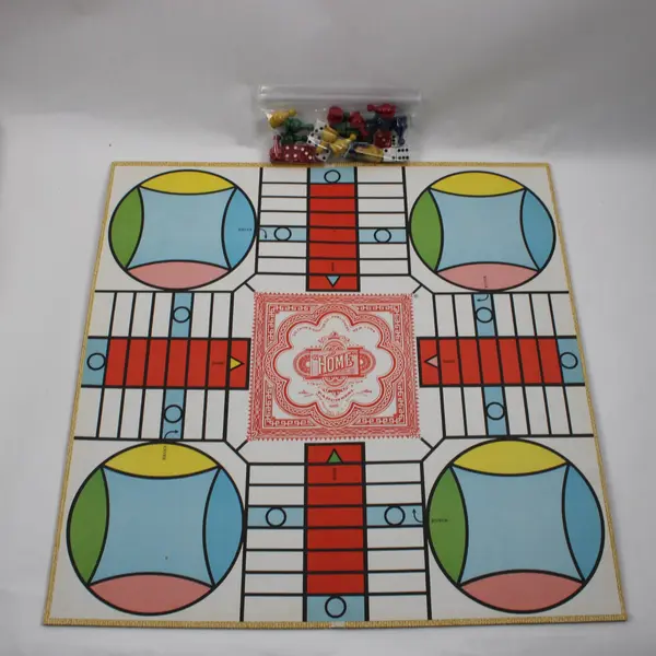 Vintage Selchow & Righter Parcheesi Royal Game of India Deluxe Edition Complete