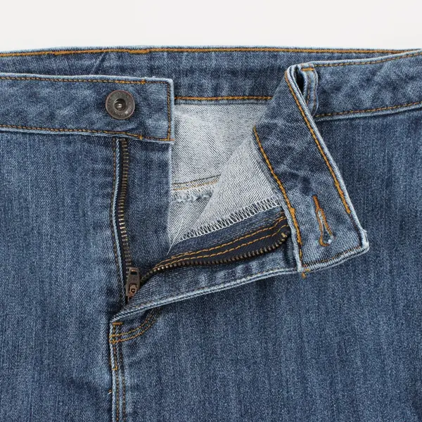 Liz Claiborne Women's XL Medium Wash Denim Straight Skirt