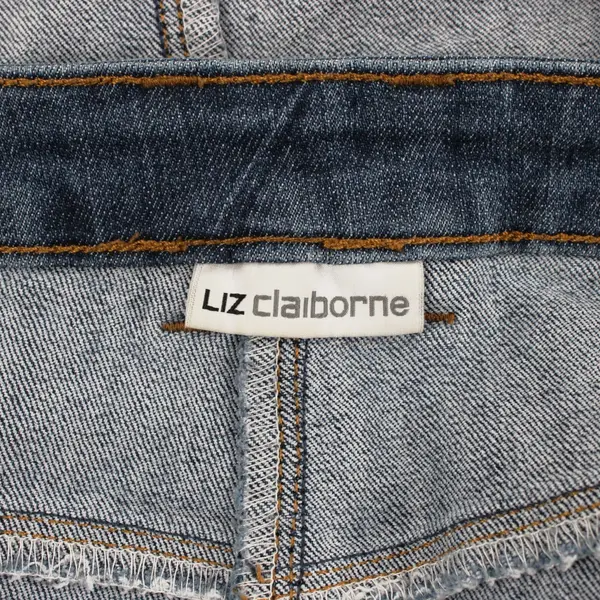Liz Claiborne Women's XL Medium Wash Denim Straight Skirt