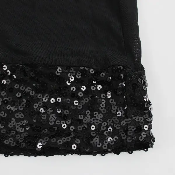 Calvin Klein Women's Large Black Sequin Cowl Neck Tank Top