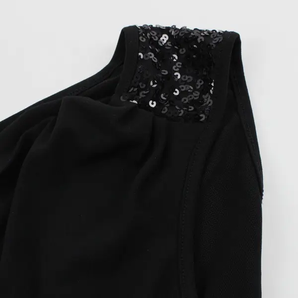Calvin Klein Women's Large Black Sequin Cowl Neck Tank Top