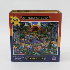 Animals of Eden 500 Piece Jigsaw Puzzle, Dowdle 2018, #888584 