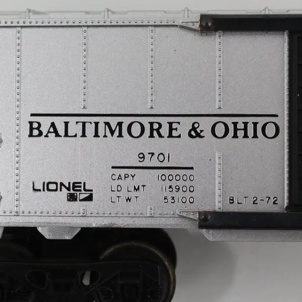 Vtg Lionel O Gauge B&O Baltimore & Ohio Automobile Box Car 6-9701 