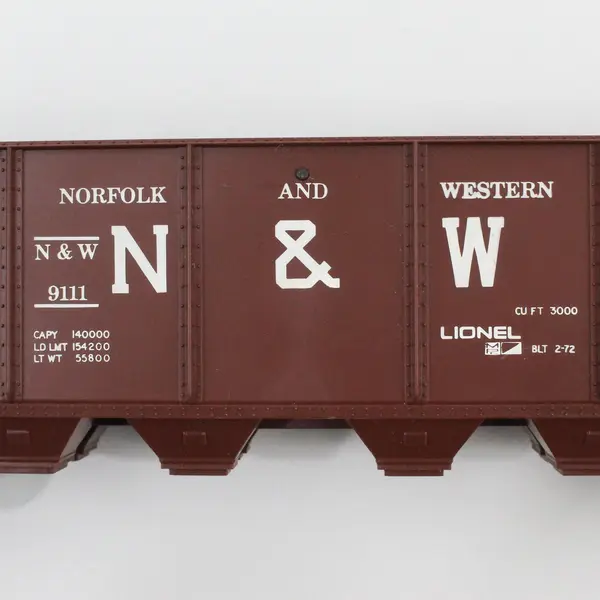 Vintage Lionel Norfolk Western N&W 9111 Hopper Train Car O Gauge 