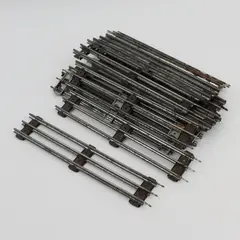 Lot of 13 Lionel O-27 O Gauge 3-Rail Straight Track Pieces Rusty