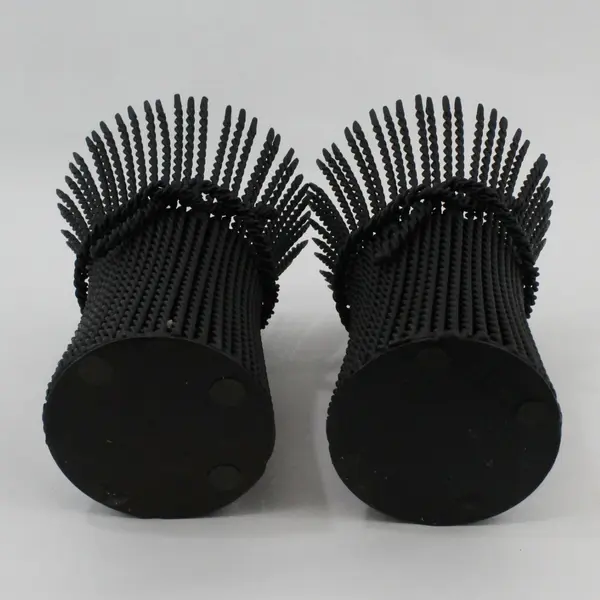 Pair of 9in Black Iron Twisted Wire Taper Candle Holders Rustic Country