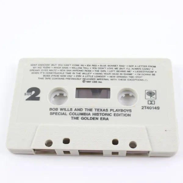 CBS Bob Wills & His Texas Playboys The Golden Era Cassette 2T40149 Western-Swing
