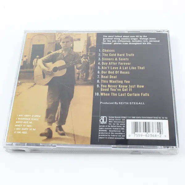 George Jones Cold Hard Truth CD 1999 Country Music Album