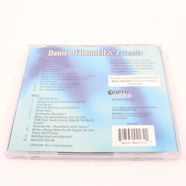 Daniel O'Donnell & Friends Live Double CD Celtic Tenors Gail Davies Mary Duff