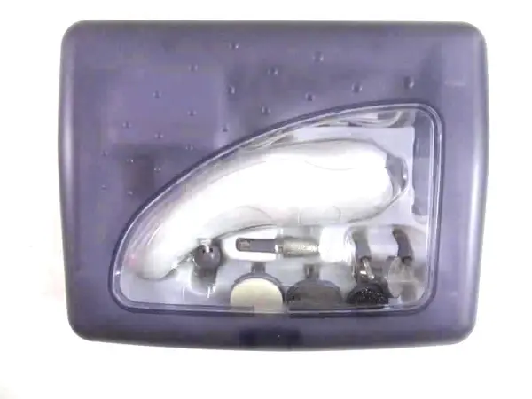 9-Piece Electric Manicure Kit with Drill & Attachments in Purple Case