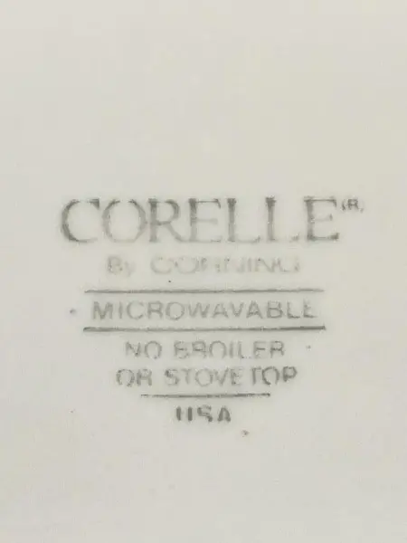 Lot of 3 Corelle Peach Garland Discontinued Floral Bread Dessert Plates 7"