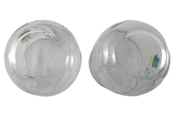 Lot of 2 Handpainted Spring Makes Me Smile Stemless Tumblers