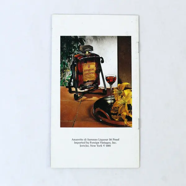 The Renaissance Spirit Amaretto Di Saronno 1525 Drinks Recipe Booklet