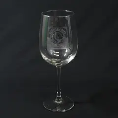 Yosemite National Park Glacier Point Etched Stemmed Crystal Wine Glass