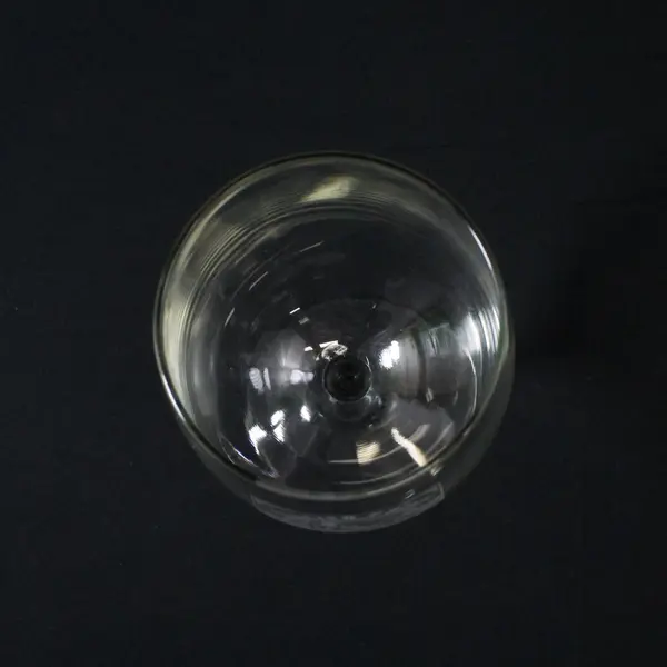 Yosemite National Park Glacier Point Etched Stemmed Crystal Wine Glass