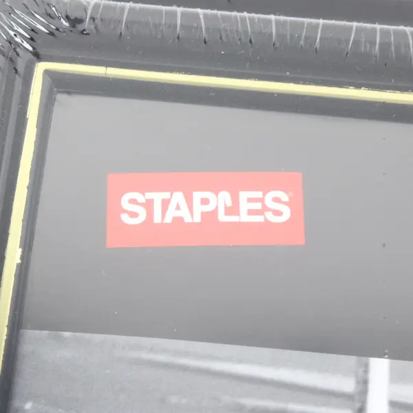 Lot of 4 Staples Black Plastic Single Document Frames