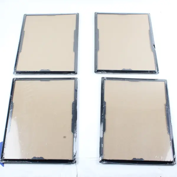 Lot of 4 Staples Black Plastic Single Document Frames