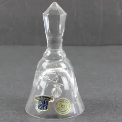 Karlo Bohemia Czech Hand Cut 24% PbO Lead Crystal Glass Bell