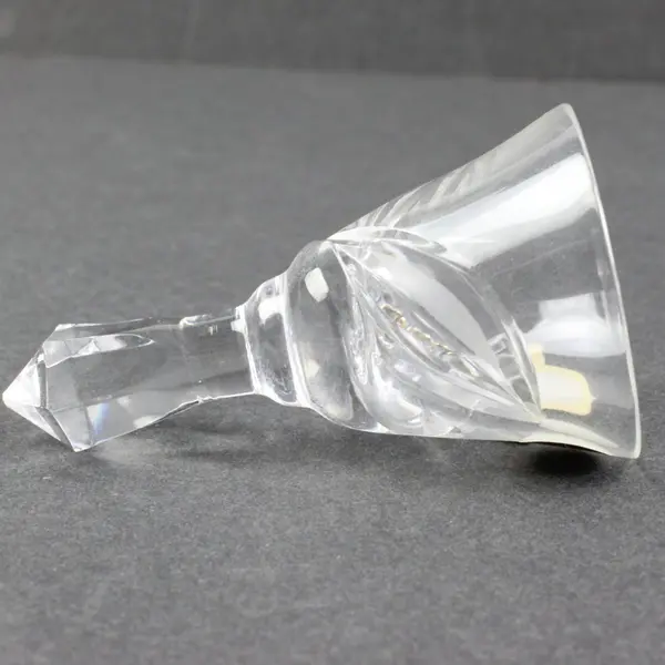 Karlo Bohemia Czech Hand Cut 24% PbO Lead Crystal Glass Bell