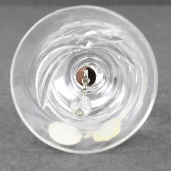 Karlo Bohemia Czech Hand Cut 24% PbO Lead Crystal Glass Bell