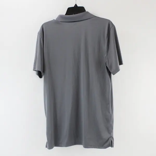 Carhartt Men's Gray Relaxed Fit Polo Shirt Medium
