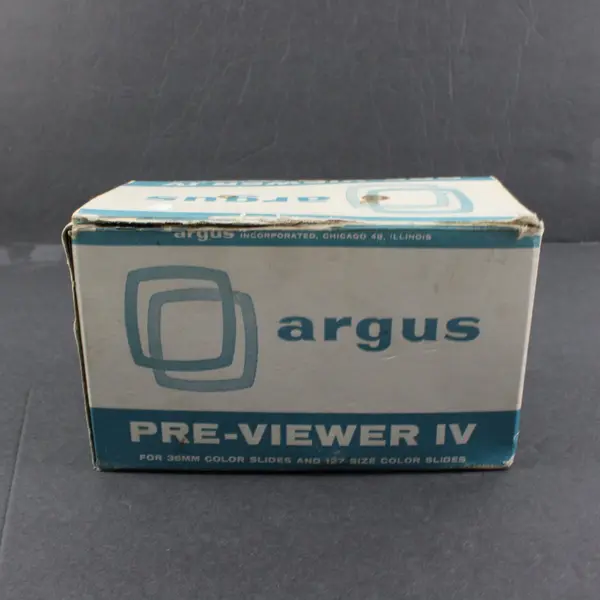 Argus Pre-Viewer IV Slide Viewer 35mm & 127 Color Slides