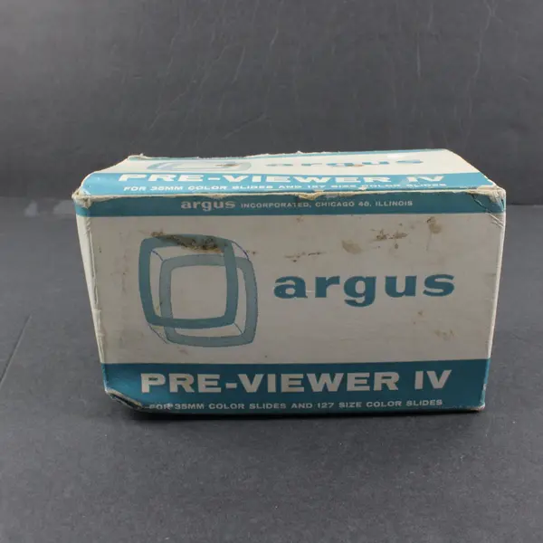 Argus Pre-Viewer IV Slide Viewer 35mm & 127 Color Slides