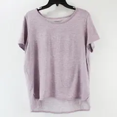 Jockey Women's XL Lavender Purple Short Sleeve Top