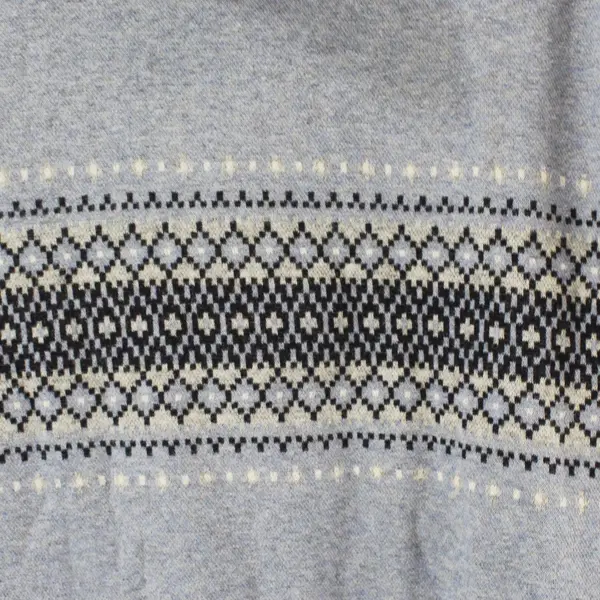 Lands' End Men's Turtleneck Sweater M Light Blue Gray 100% Cotton D-KN1012