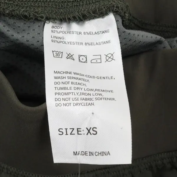 Soothfeel Women's Running Shorts Army Green XS NWT