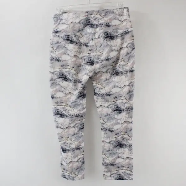 Cali Active Women's Medium Pastel Marble Print Capri Leggings