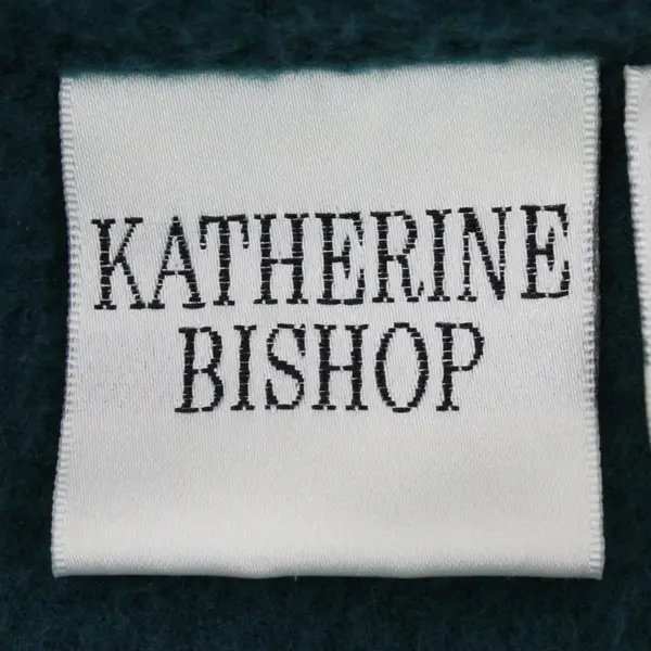 Katherine Bishop Women's Forest Green Fleece Shawl One Size