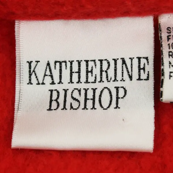 Katherine Bishop Women's Bright Red Fleece Shawl One Size